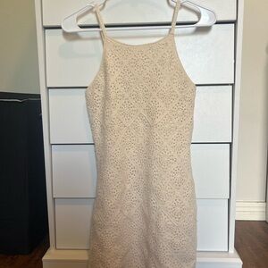 Chelsea & Violet Cream Mini Dress